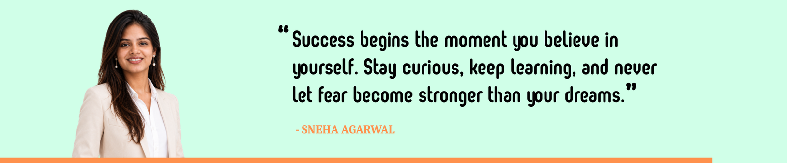 Sneha Agarwal – Full width banner